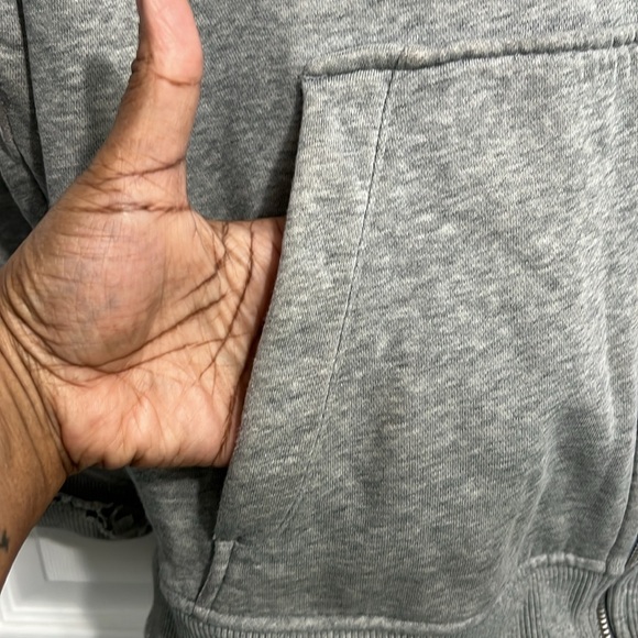 Under Armour Men’s Full Loose Zip hoodie - Gray - Size Small - Picture 3 of 12